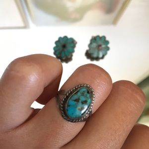 Vintage native ring set